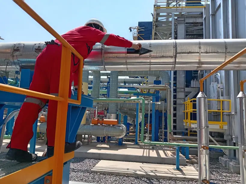 Seguridad operativa en planta industrial